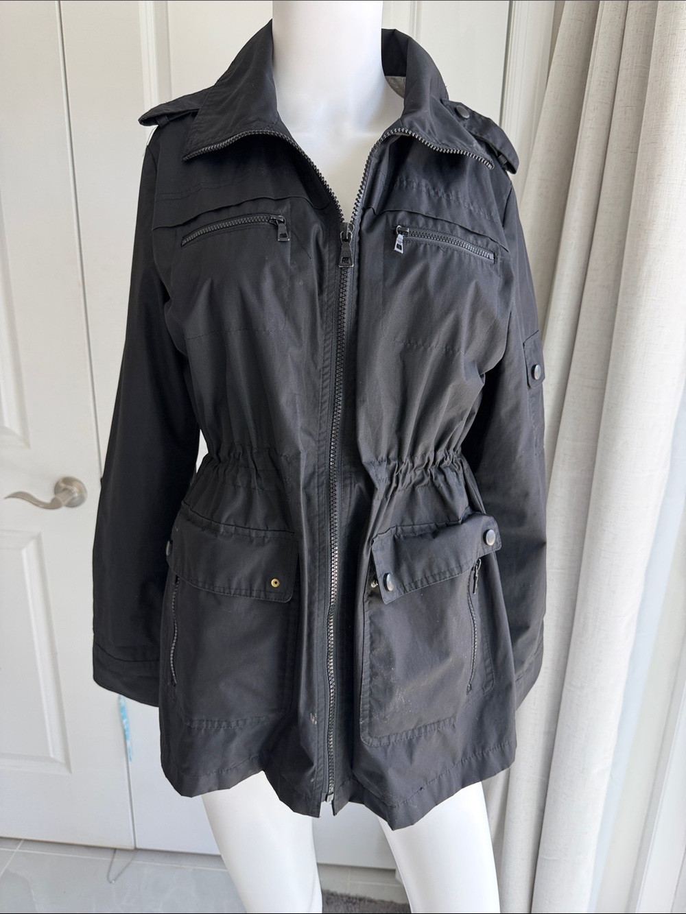 London fog Classic Women's Black Anorak Jacket